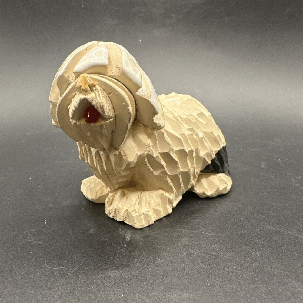 VTG Artesania Rinconada Handmade Old English Sheepdog Adult Figurine Retired